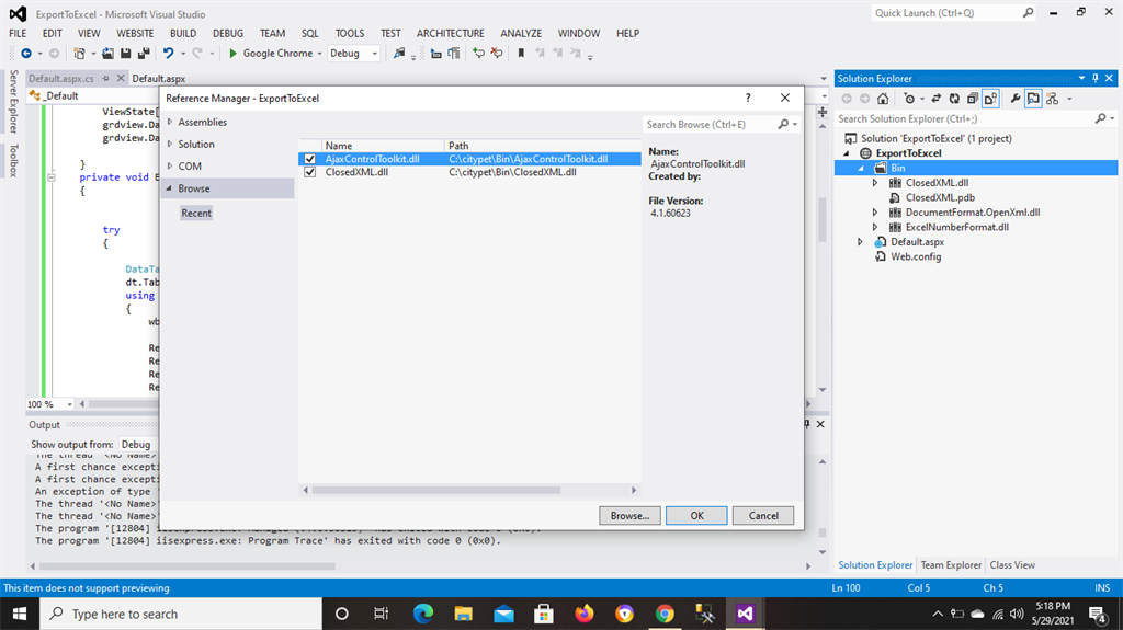 Bind Gridview and Export Gridview Data To Excel Using ASP.Net C#